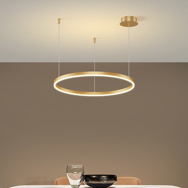 Modern LED Circular Chandeliers
