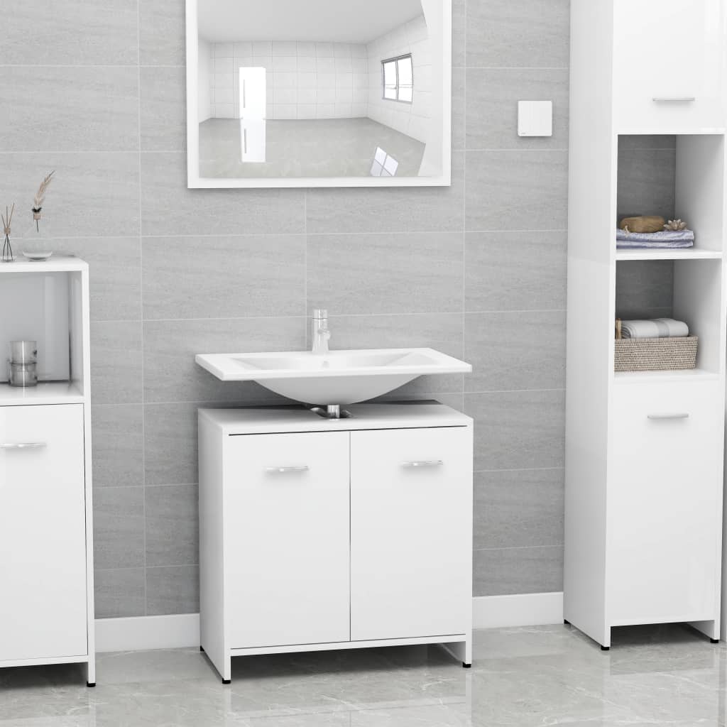 White Bathroom Cabinet