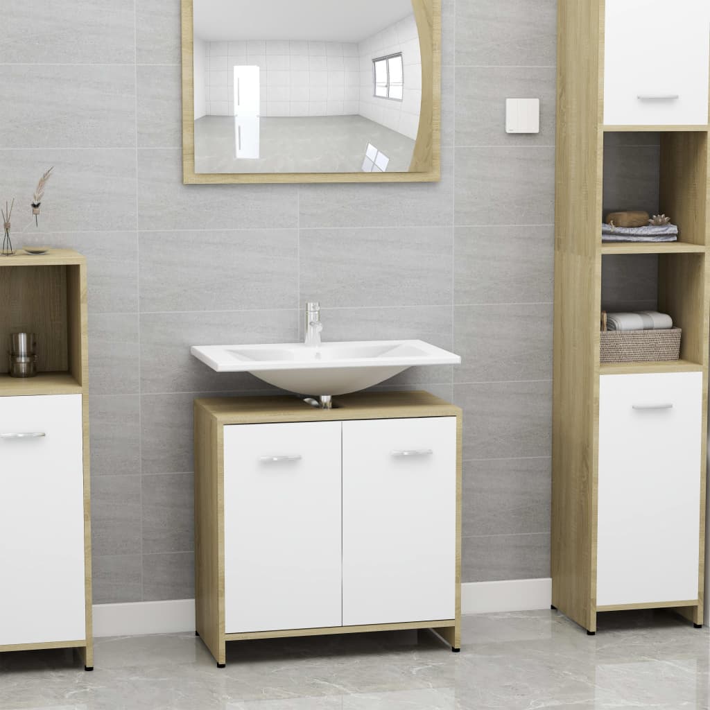 White Bathroom Cabinet