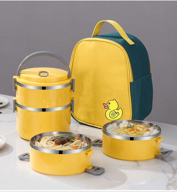 Insulated Stainless Steel Lunch Container Set